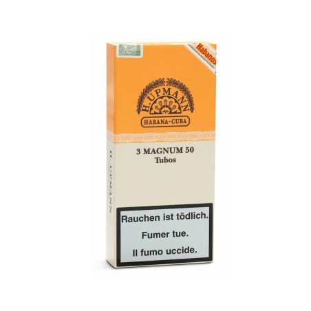 H. Upmann Magnum 50 Tubos – Étui de 3 Cigares Cubains