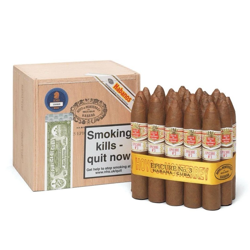 Hoyo de Monterrey Epicure No. 3 – 25 Cigares Cubains