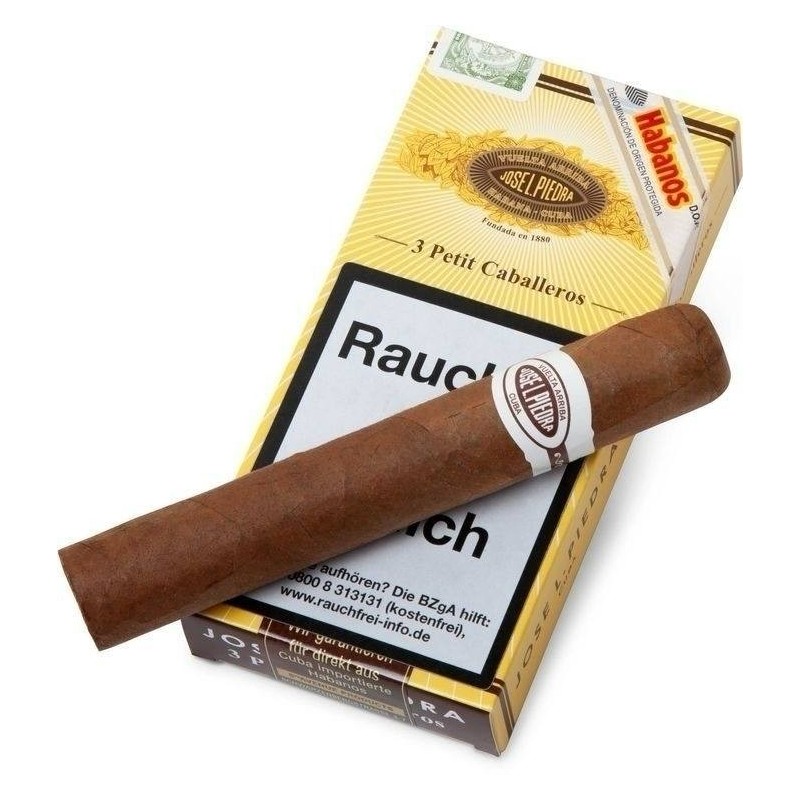 José L. Piedra Petit Caballeros – Étui de 3 Cigares