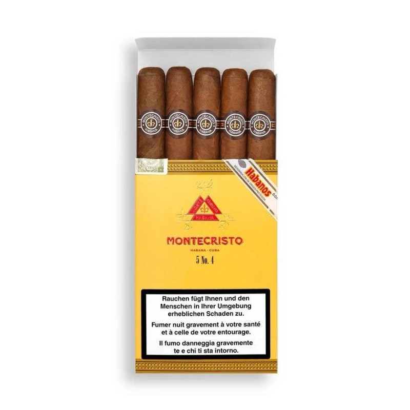 Montecristo No. 4 – Boîte de 5 Cigares Cubains