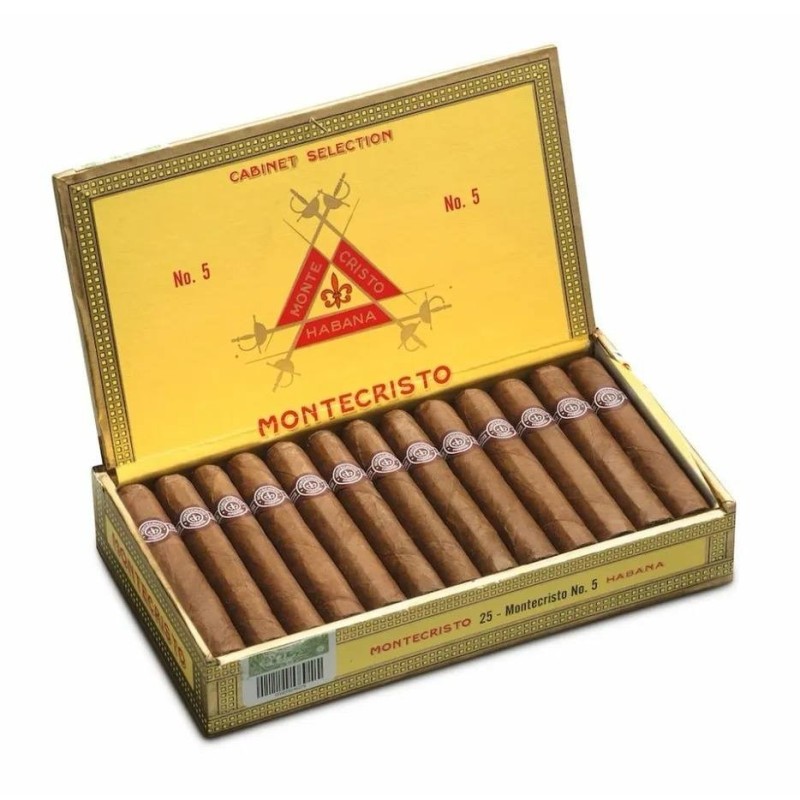 Montecristo No. 5 – Boîte de 25 Cigares Cubains