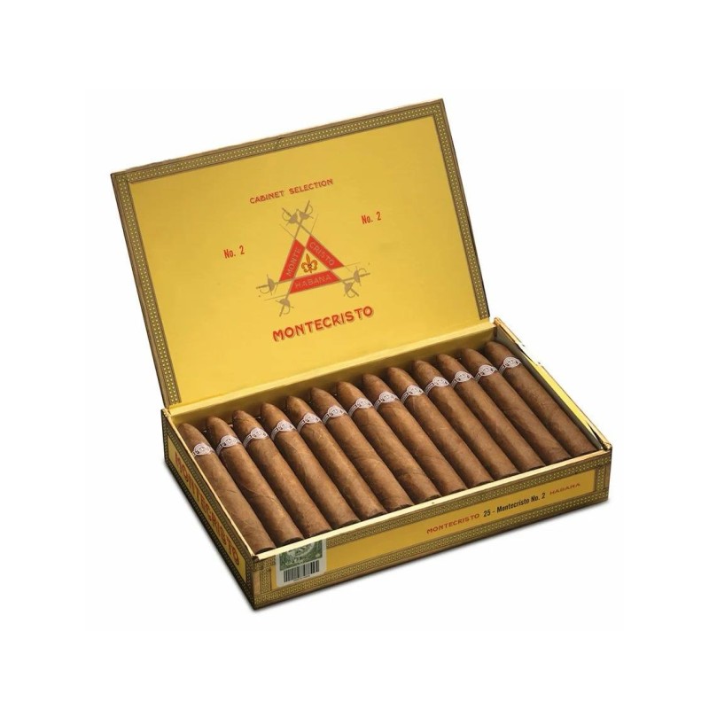 Montecristo No. 2 – Boîte de 25 Cigares Cubains