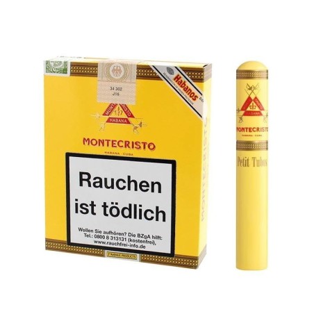 Montecristo Petit Tubes – Boîte de 5 Cigares