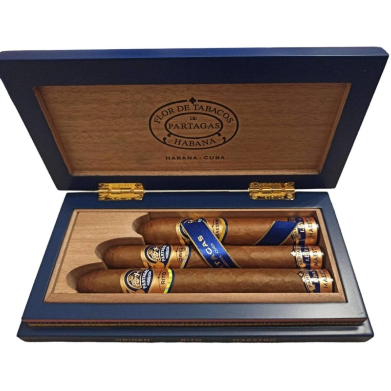 Partagas Linea Maestro Selección – Boîte de 3 cigares cubains
