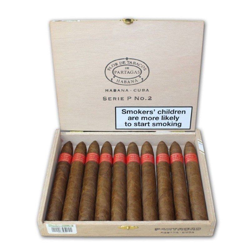 Partagas Serie P No. 2 – Boîte de 10 cigares cubains