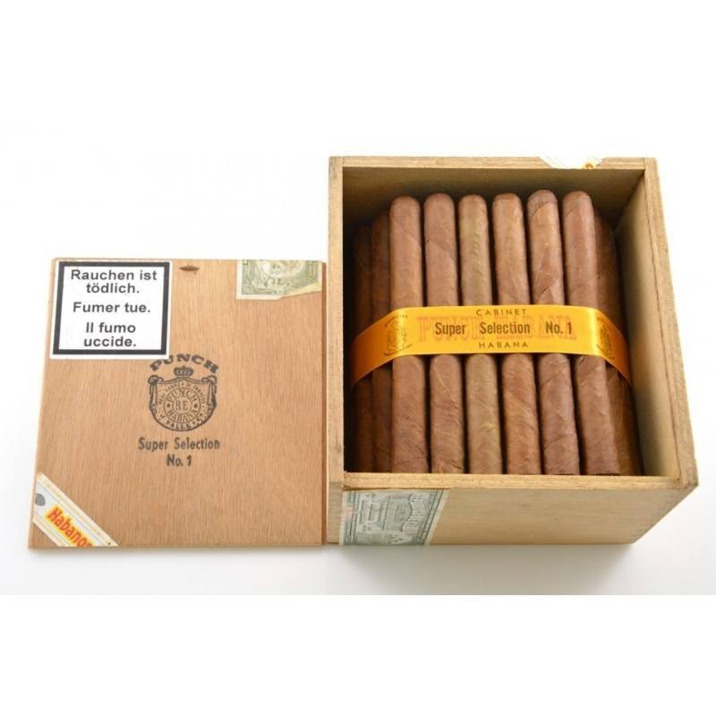 Punch Super Selection No. 1 – Boîte de 50 Cigares Cubains