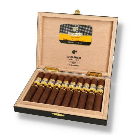Cohiba Maduro 5 Secretos – Boîte 10 Cigares Cubains