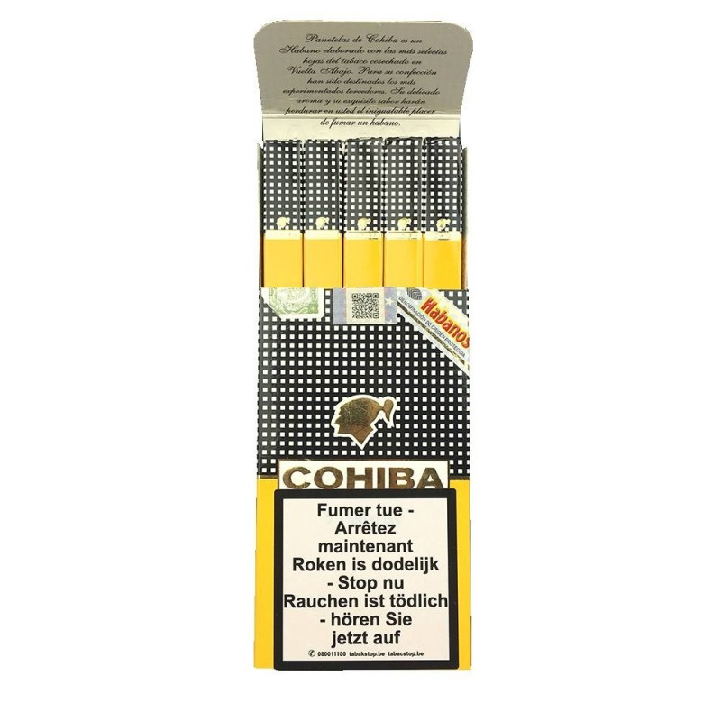 Cohiba Panetelas – Coffret de 5 cigare cubain de luxe