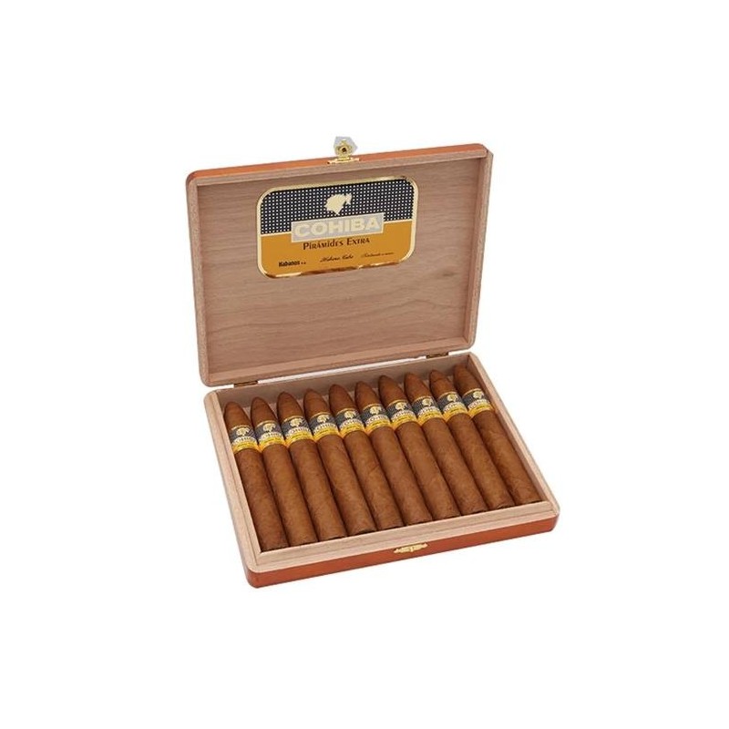 Cohiba Piramides Extra – Coffret de 10 cigare cubain de luxe