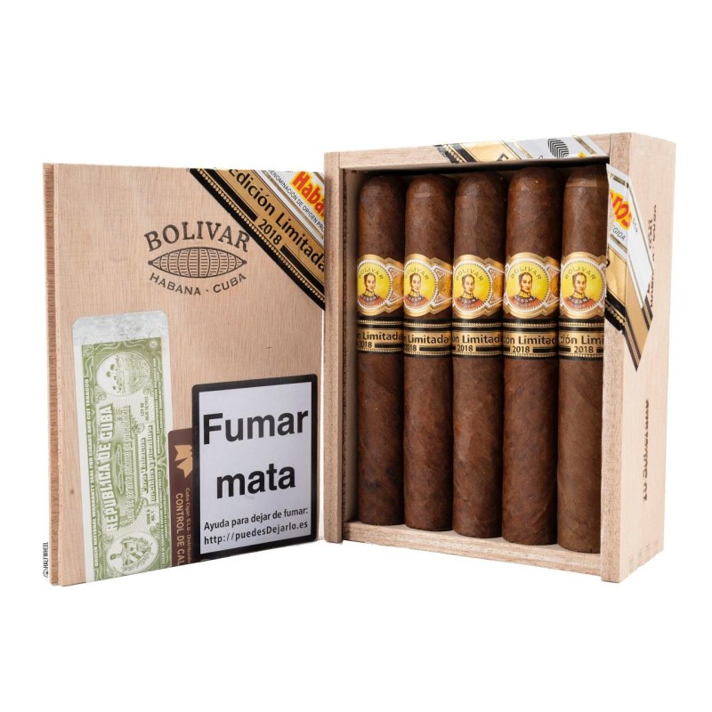 Bolívar Soberano EL 2018 – Boîte 10 Cigares Cubains
