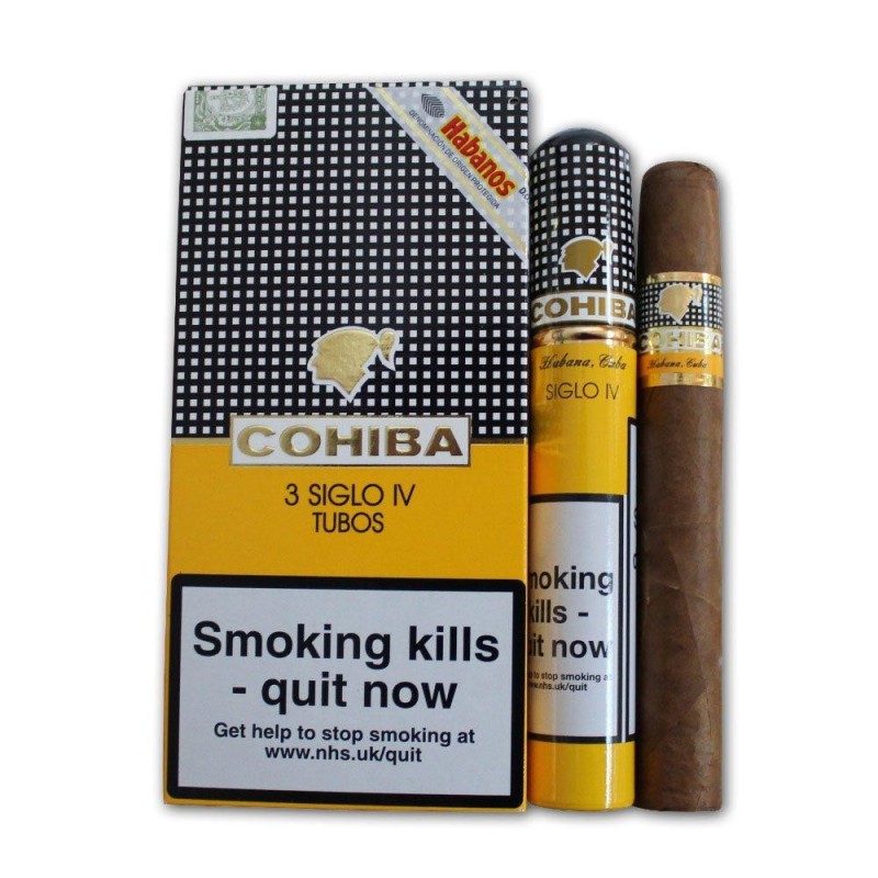 Cohiba Siglo IV Tubos – Coffret de 3 Cigares Cubains