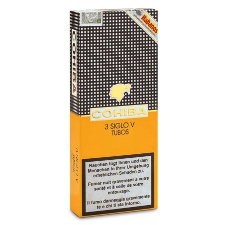 Cohiba Siglo V Tubos – Coffret de 3 Cigares Cubains