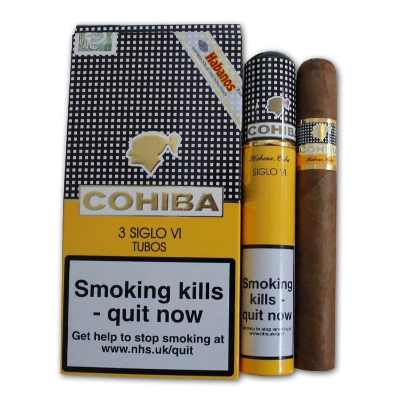 Cohiba Siglo VI Tubos – Coffret de 3 Cigares Cubains