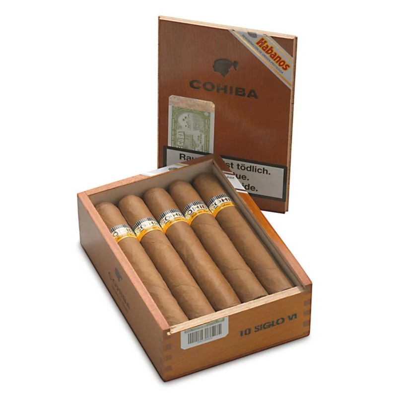 Cohiba Siglo VI – Étui de 10 Cigares Cubains