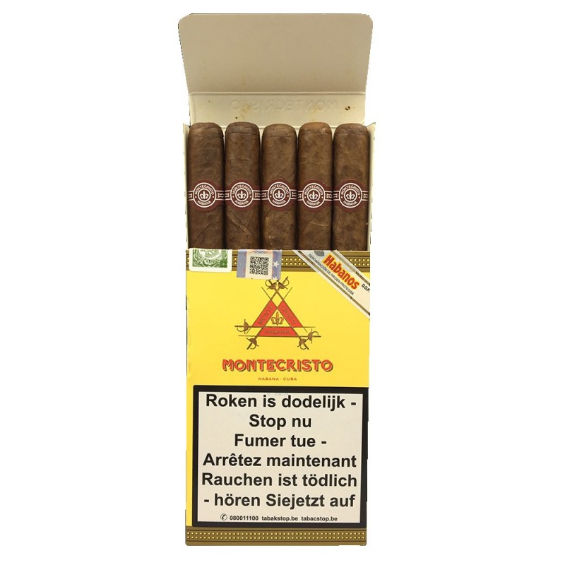 Montecristo No. 3 – Boîte de 5 cigares cubains