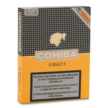 Cohiba Siglo II – Boîte de 5 Cigares Cubains